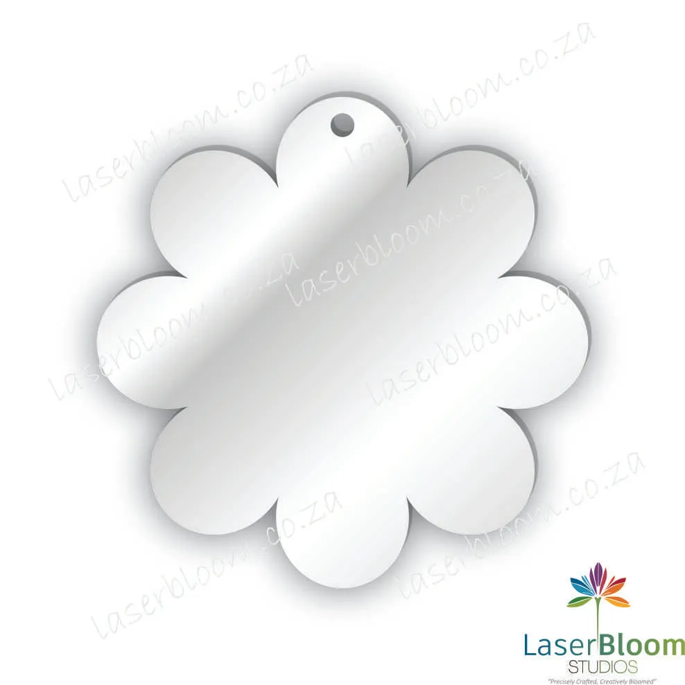 Acrylic Blank Daisy- Select Your Thickness (1.5mm, 2mm, 3mm)