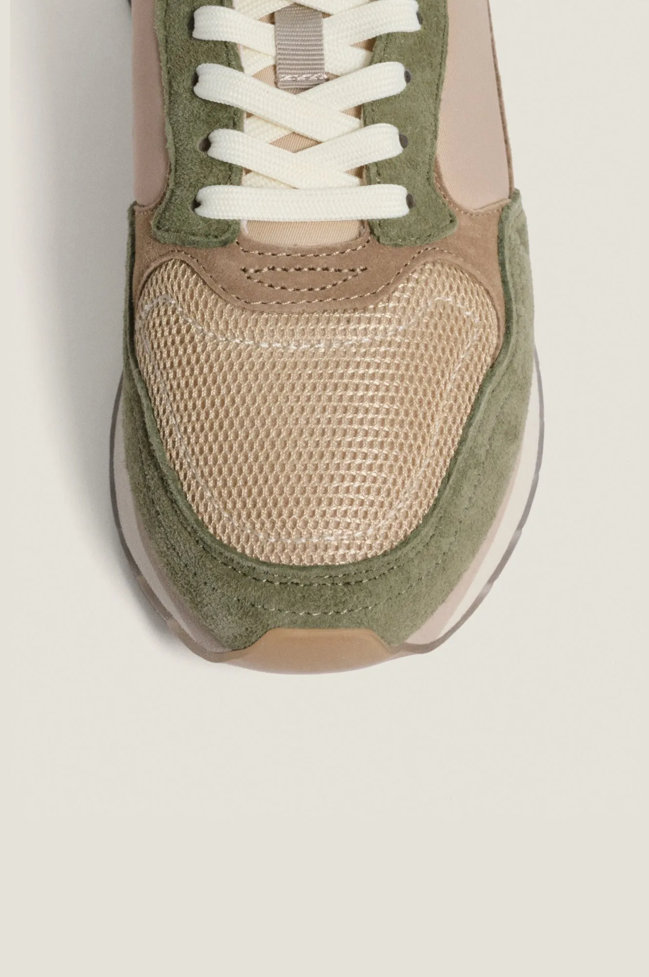 Biloxi Trainers | Khaki/Cream