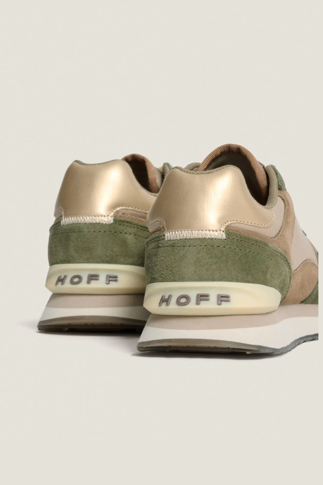 Biloxi Trainers | Khaki/Cream