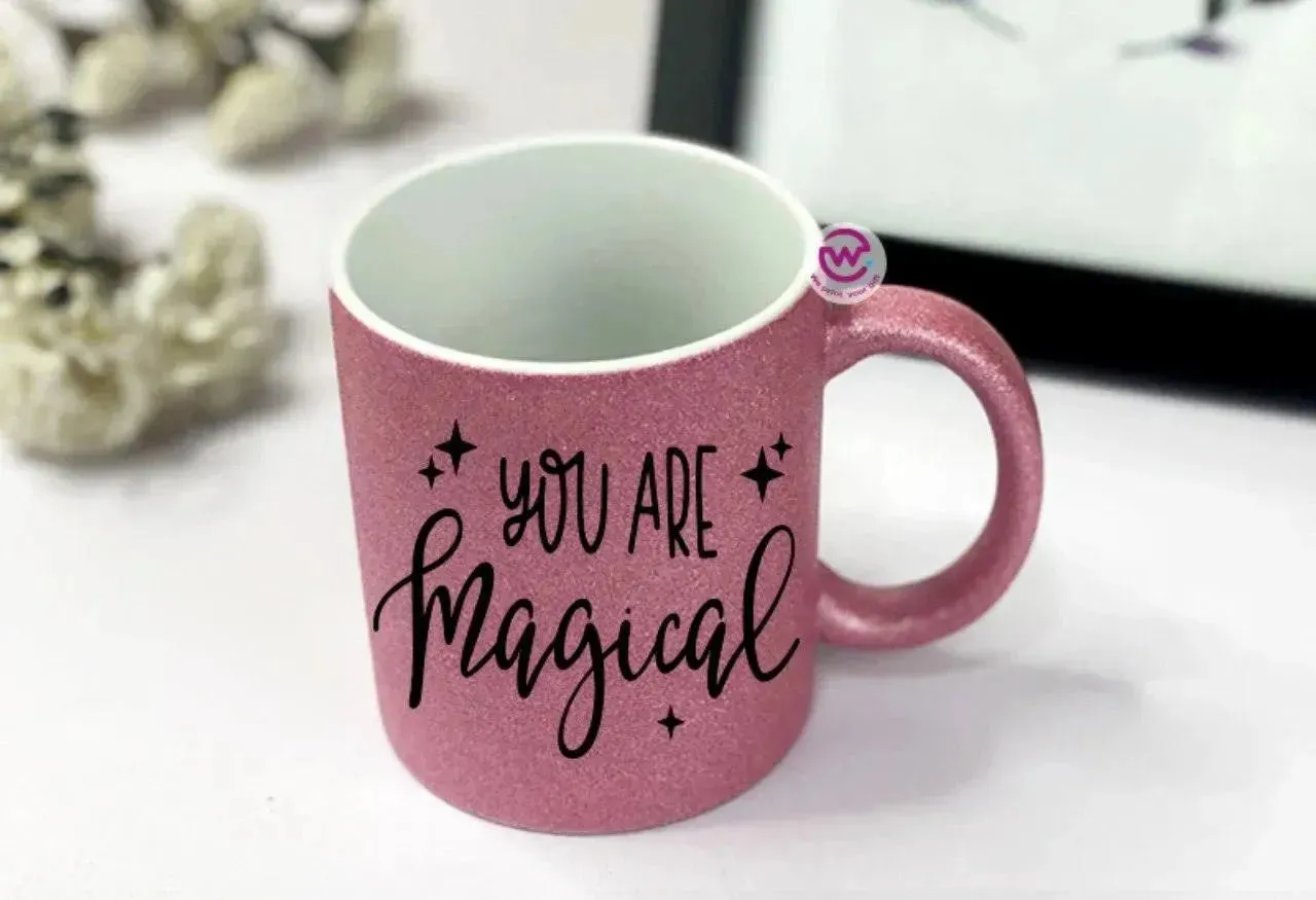 Glitter Mug - Inspirational Quotes