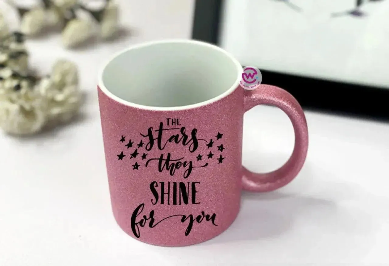 Glitter Mug - Inspirational Quotes