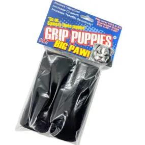 Grip Puppies Big Paw Universal Grip Cover (For 1 Inch Bars) Black Pair