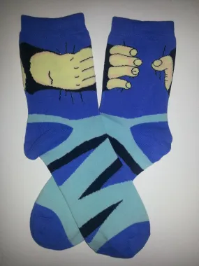 Hand Grip Crew Socks