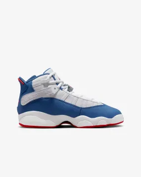 Jordan - Boy - GS 6 Rings - White/True Blue/University Red