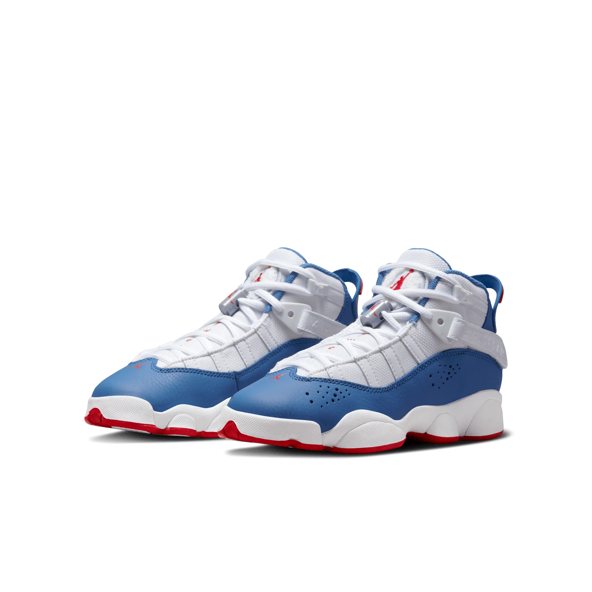 Jordan - Boy - GS 6 Rings - White/True Blue/University Red