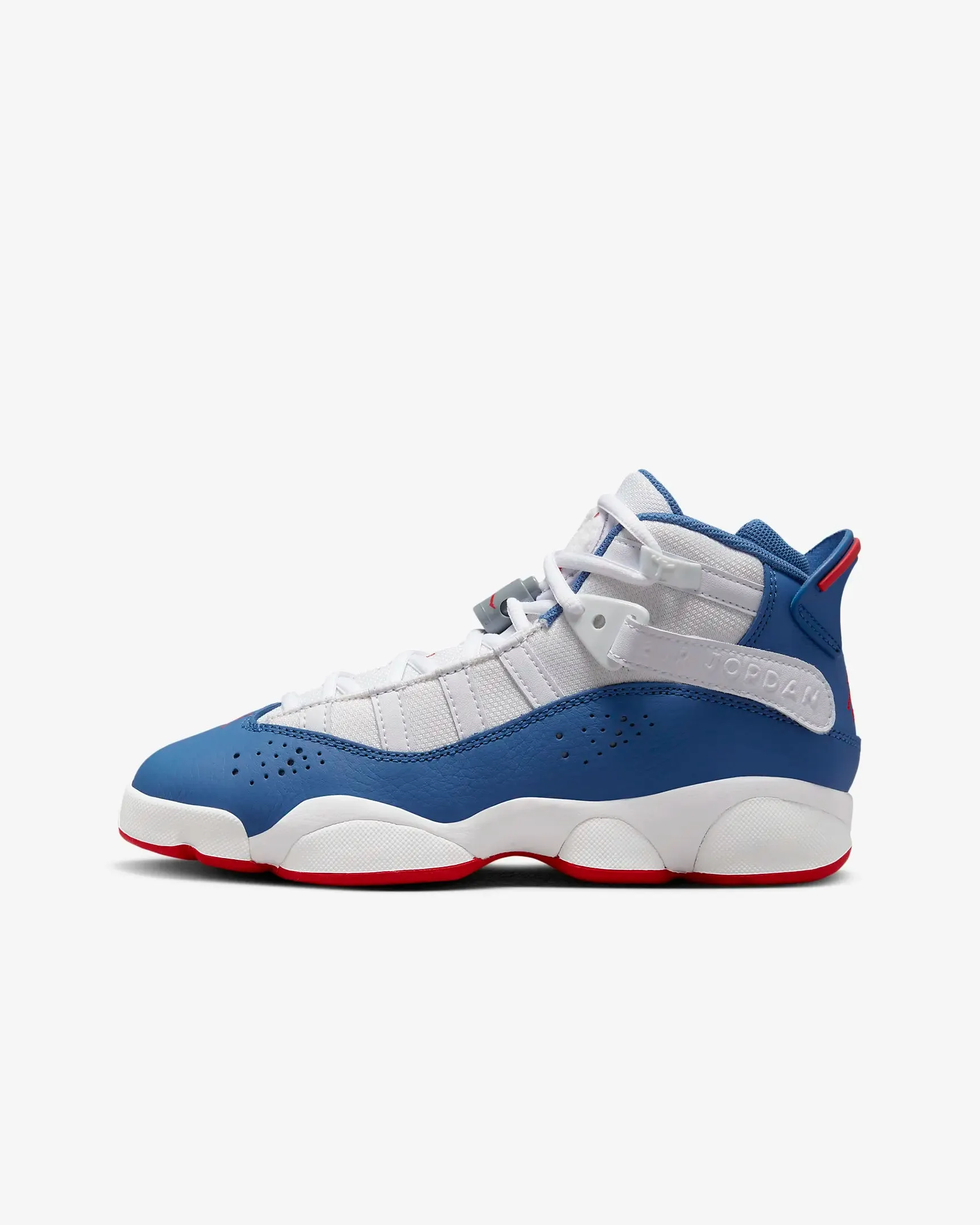 Jordan - Boy - GS 6 Rings - White/True Blue/University Red