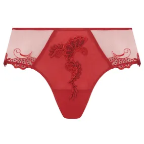 Lise Charmel Dressing Floral Boyshort in Red BCC0488