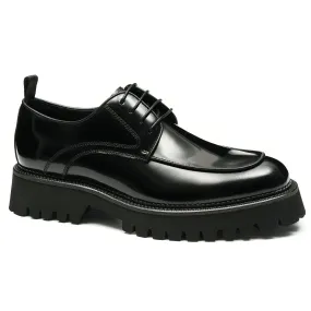 Men's chunky sole derby shoes