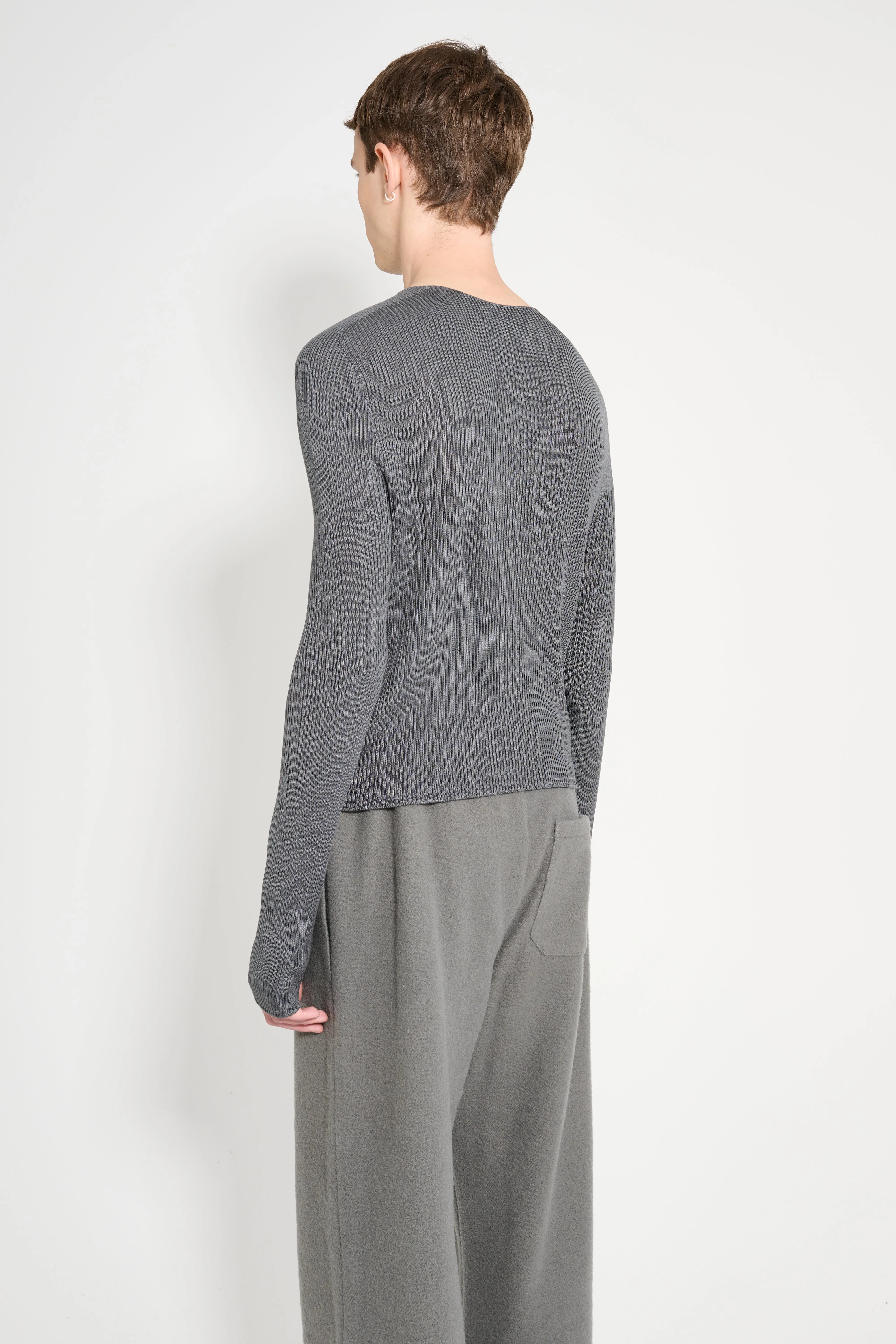 RIER Roundneck Knit Castlerock